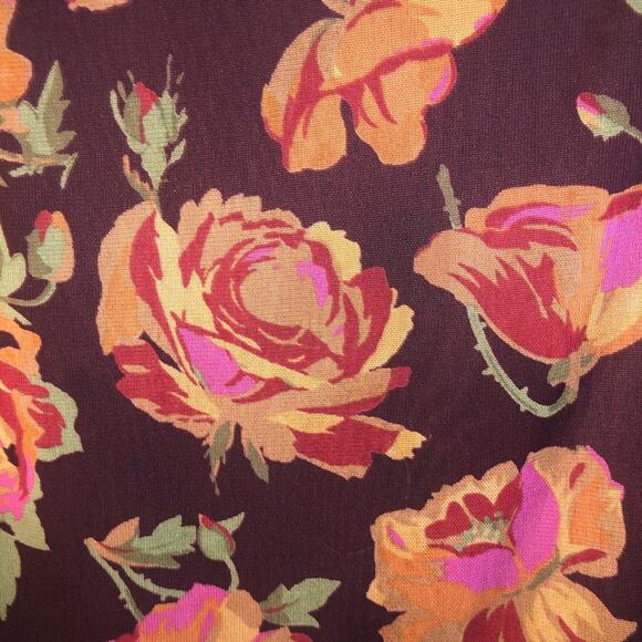 Vintage Express Orange and Brown Pencil Skirt S - Picture 3 of 7